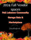 2024 Vendor Space Fall Lebanon Community Garage Sale & Marketplace