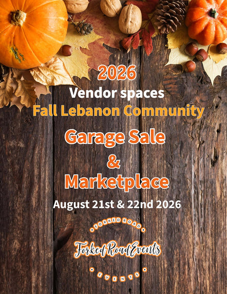 2026 Vendor Space FALL Lebanon Community Garage Sale & Marketplace